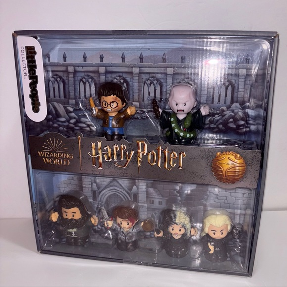 Fisher Price Harry Potter Deathly Hallows Collector Set Little People NEW Hagrid - Picture 1 of 8